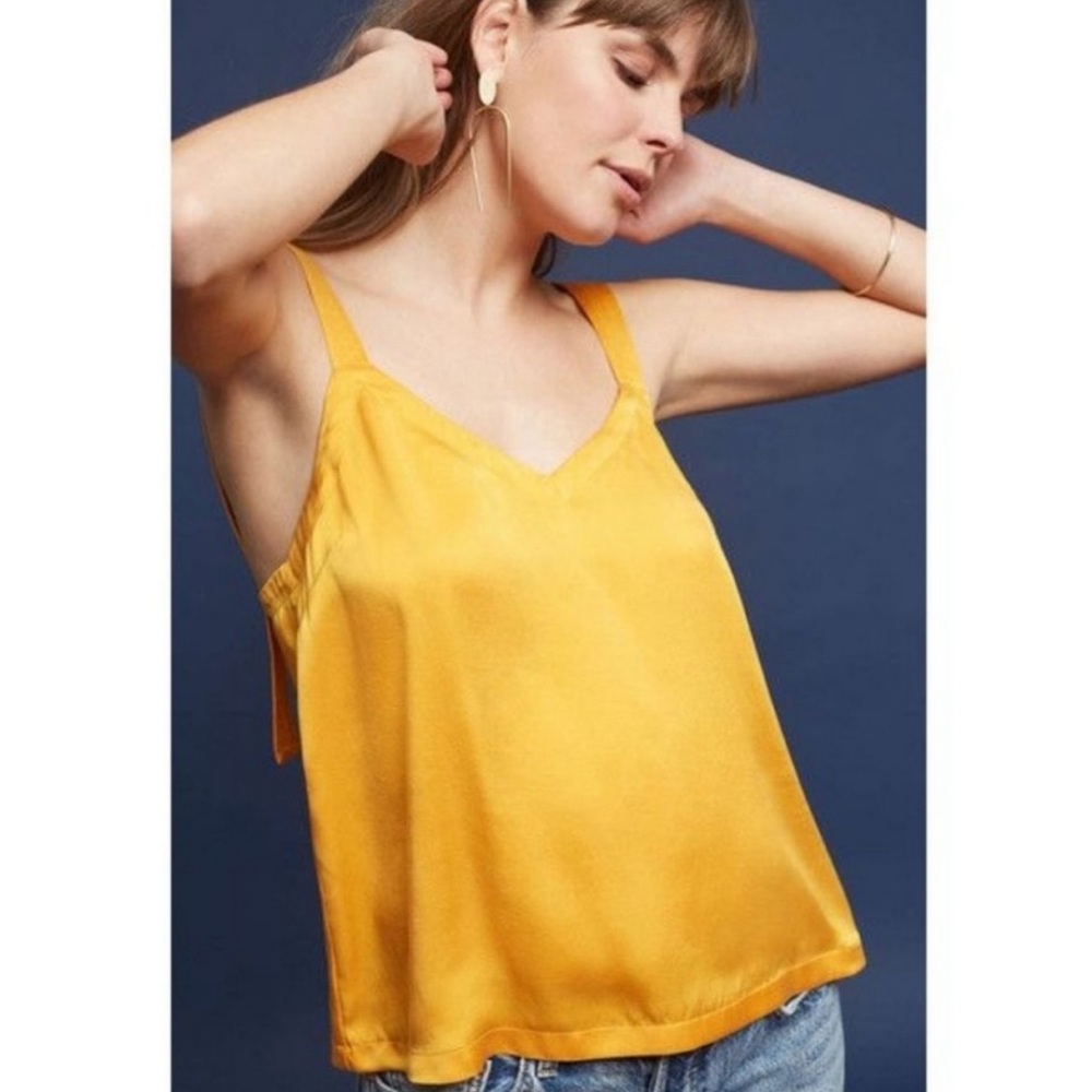 Anthropology Silk Cami Tank Top